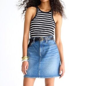 NWT - J. Crew denim mini skirt